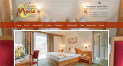 Desktop Screenshot of pension-maria.com